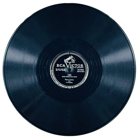 Perry Como Dont Let The Stars Get In Your Eyes / Lies 20-5064 RCA Victor 78 RPM - Picture 4 of 4